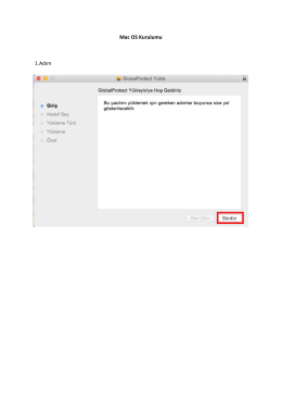 Mac OS Kurulumu 1.Adım - Bilgisayar Bilimleri Araştırma ve