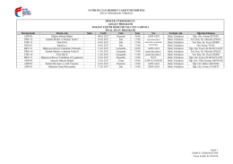 FATİH SULTAN MEHMET VAKIF &Uuml;NİVERSİTESİ