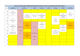 2016-2017 tıp fakültesiguz dönemi bütünleme sınav takvimi / 2016
