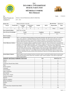 roma hukuku (yıllık) - İstanbul Üniversitesi