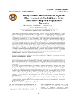 PDF ( 10 ) - İ.&Uuml;. Tıp Fak&uuml;ltesi Dergisi