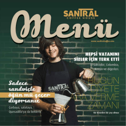 santral coffee menü