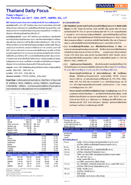 Thailand Daily Focus