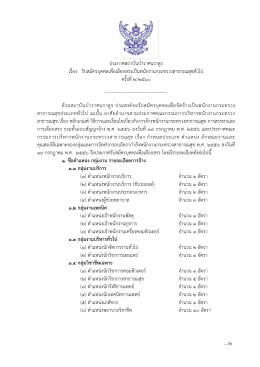 ประกาศ รับ สมัคร - กระทรวงสาธารณสุข