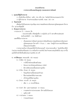 ประเภทกิจกรรม การประกวดรองเพลงไทยลูกทุง (บทเ 1