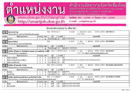 ประเภทตําแหน่งงาน เต็มเวลา 1 2 3 4 5