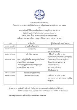 กาหนดการเสวนาทางวิชาการ เรื่องการเสวนา พระรา