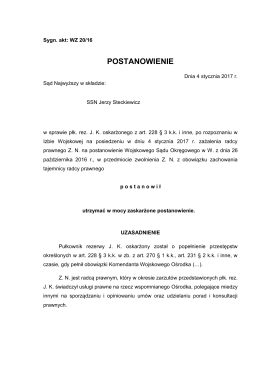 WZ 20-16 - Sąd Najwyższy