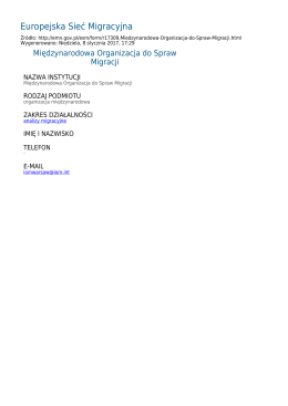 Generuj PDF - Europejska Sieć Migracyjna