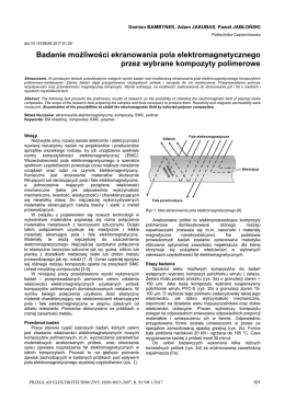 Badanie możliwości ekranowania pola elektromagnetycznego przez