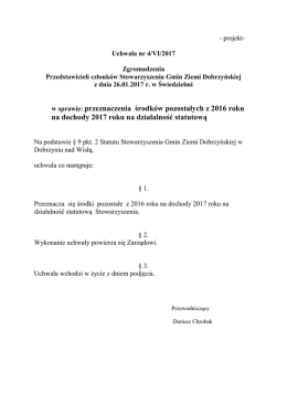 Uchwala4-2017 - Stowarzyszenie Gmin Ziemi Dobrzyńskiej