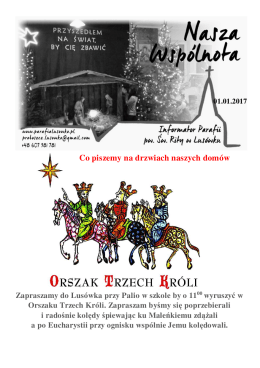 Co piszemy na drzwiach naszych dom&oacute;w