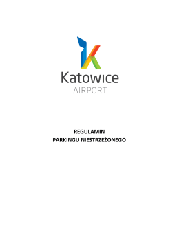 regulamin parkingu niestrzeżonego