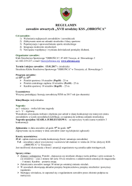 20170115 Regulamin XVII urodziny