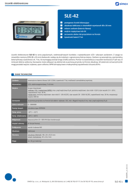 SLE-42 - Simex