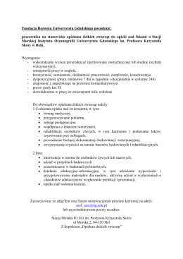 Fundacja Rozwoju Uniwersytetu Gdańskiego poszukuje