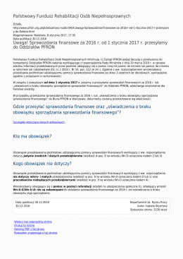 Generuj PDF z tej strony - Państwowy Fundusz Rehabilitacji Os&oacute;b