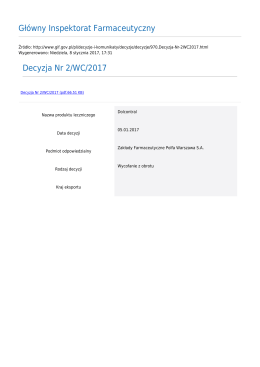 Generuj PDF z tej strony - Główny Inspektorat Farmaceutyczny