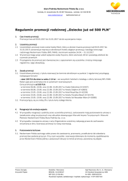 Regulamin - Neckermann