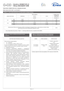 C-OD Cennik nr OD36011219_G Oferty OSZCZĘDNY DOM