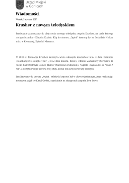 Krusher z nowym teledyskiem