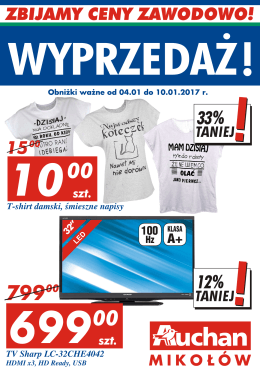 TANIEJ! - Auchan