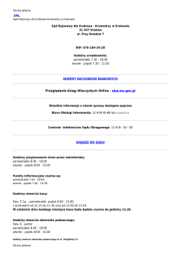 Przeglądanie Ksiąg Wieczystych Online