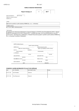 Ogłoszenie upadłości sp&oacute;łki zależnej WAMAG Sp. z o.o. w likwidacji