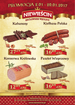 * Podane ceny są cenami netto. Oferta przeznaczona jest do dalszej