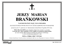 brańkowski - Instytut Fizyki Jądrowej PAN