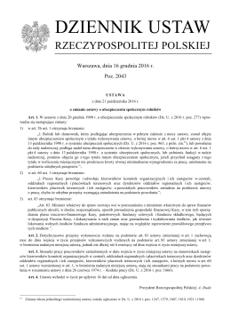 DZIENNIK USTAW