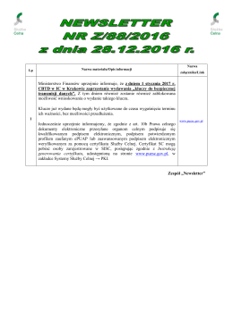 Szanowni Państwo