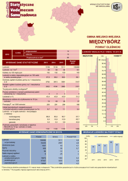 MIĉDZYBÓRZ - Główny Urząd Statystyczny