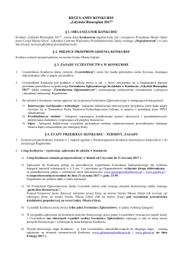 Regulamin KGB 2017 OK - Gdyńskie Centrum Wspierania
