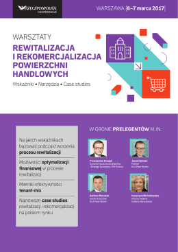 rewitalizacja i rekomercjalizacja powierzchni