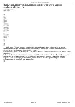 spotkanie informacyjne