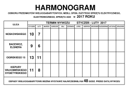 HARMONOGRAM ADM Dwójka