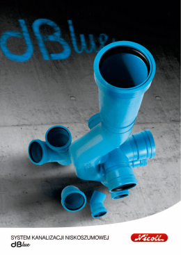Katalog - Kanalizacja niskoszumowa dBlue