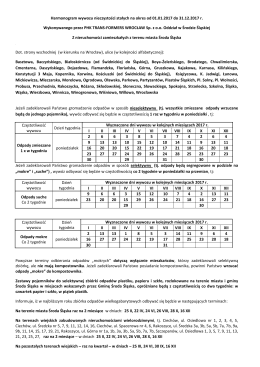 Nowy harmonogram odbioru odpadów na okres od