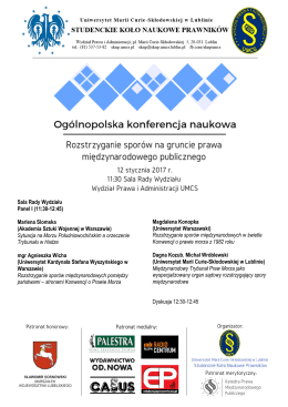 Sala Rady Wydziału Panel I (11:30