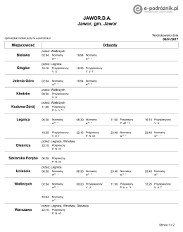 JAWOR,DA Jawor, gm. Jawor - e