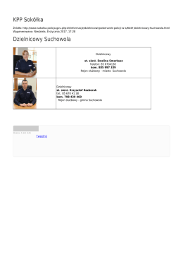 Generuj PDF - KPP Sokółka