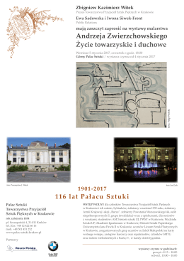 Andrzeja Zwierzchowskiego Życie towarzyskie i duchowe
