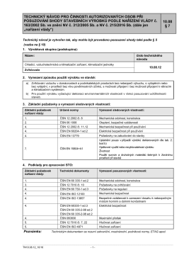 Metodické pokyny pro činnost AO – REV_NV 178/97