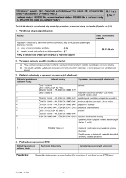 Metodické pokyny pro činnost AO – REV_NV 178/97