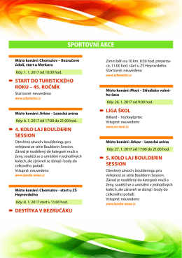Magazín zábavy Krušné hory a Podkrušnohoří_LEDEN 2017