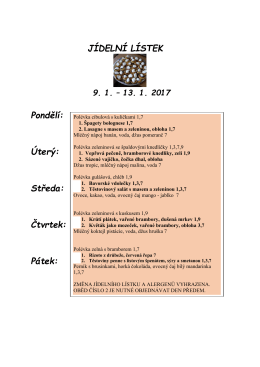 9. ledna až 15. ledna