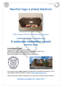 Navrhni logo a vyhraj - Střední průmyslová škola Ostrava