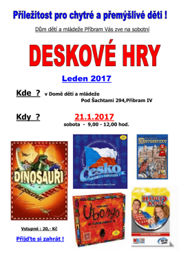 více informací - Dům Dětí a Mládeže Příbram
