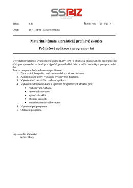 Počítačové aplikace a programování